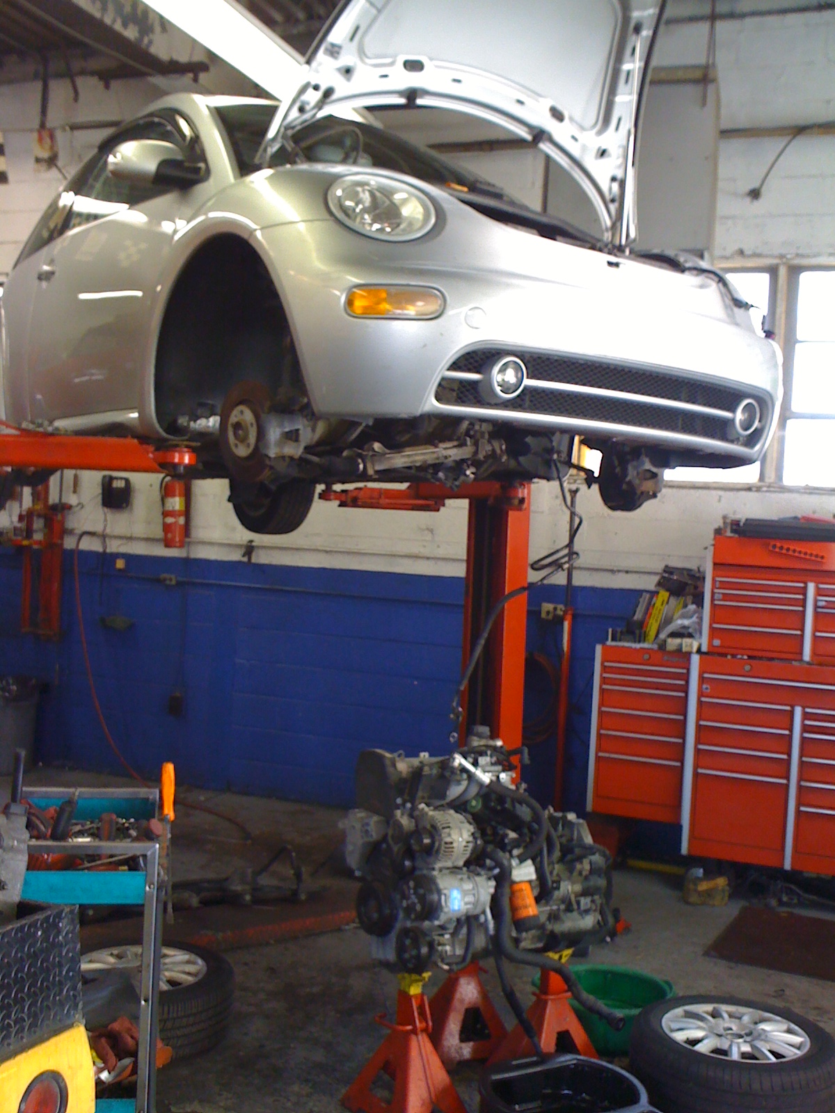 here is the 04 Beetle with the 2.0 dropped out